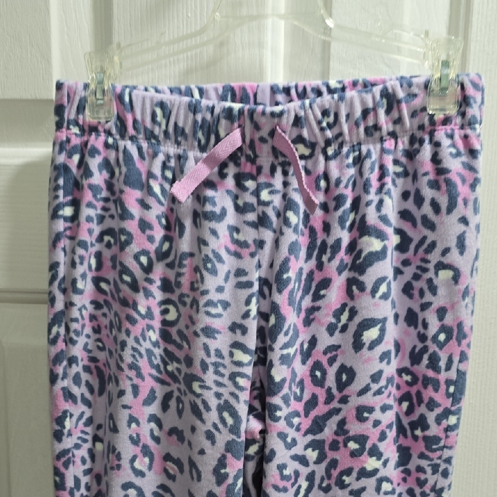 Wonder Nation Leopard Print Pajama Pants Kids Size M(7/8) - Picture 5 of 8